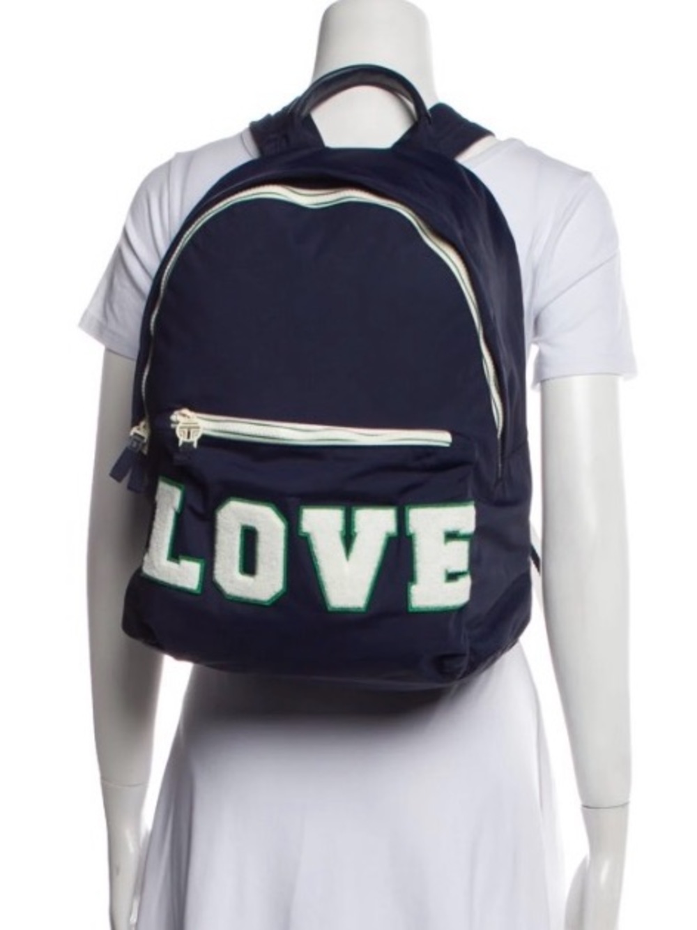Tory Sport "Love" Nylon Backpack in Tory Navy